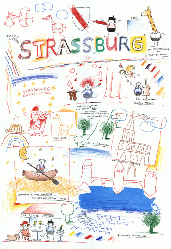 Kunstdruck Strassburg